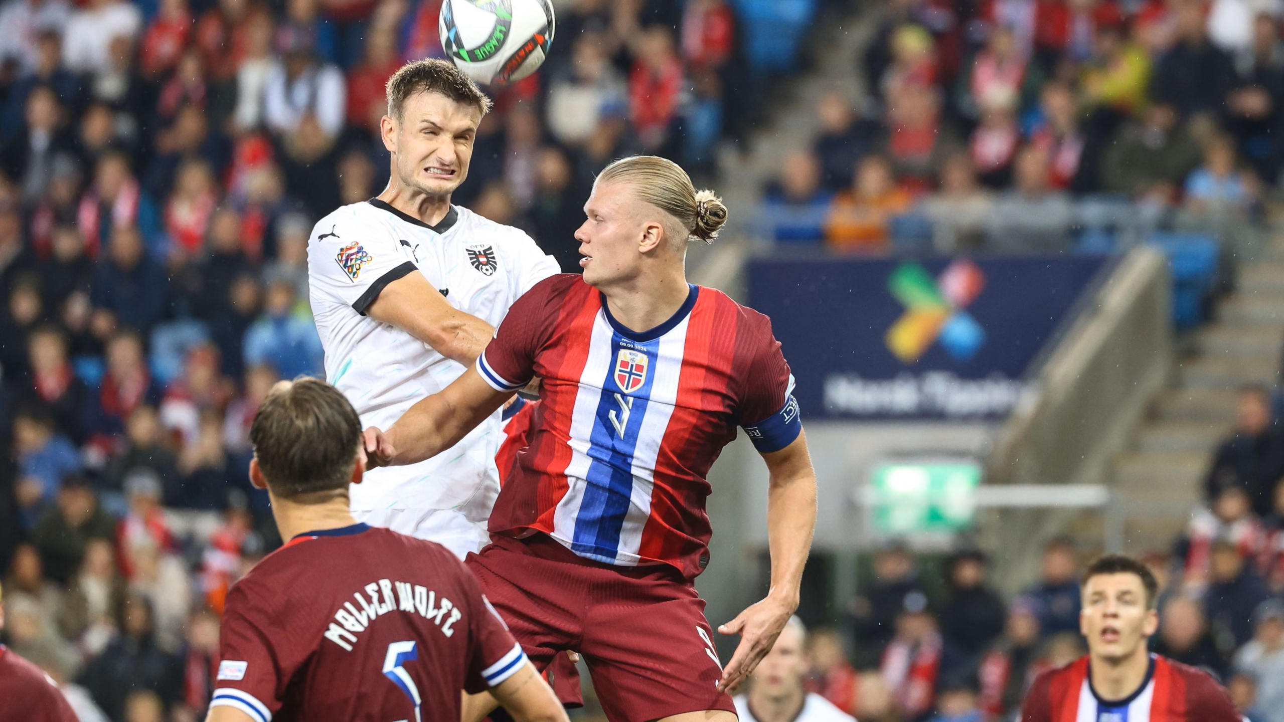 Haaland fimm mál – Noreg vann heili 11-1