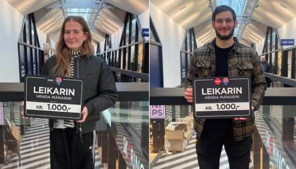 Helgi og Fríða mánaðarinnar leikarar í januar